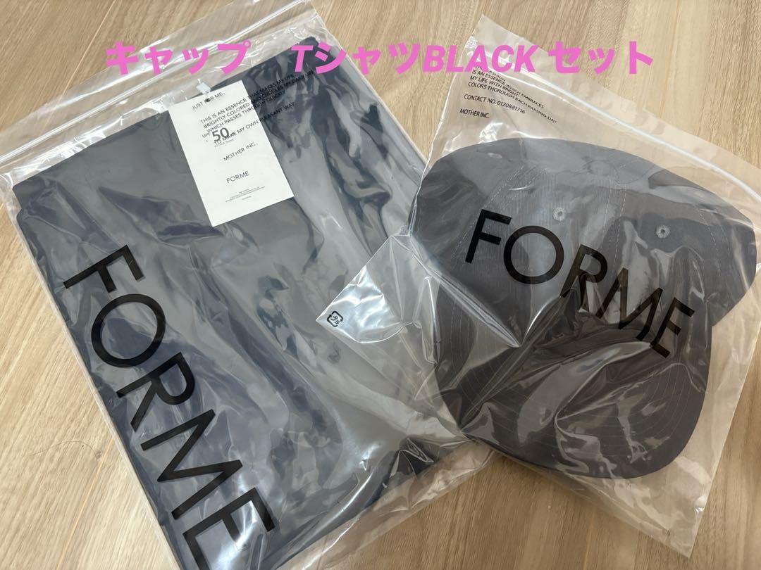 ★FORME 東原亜希　UVカットブラックTシャツ・ノベルティキャップ