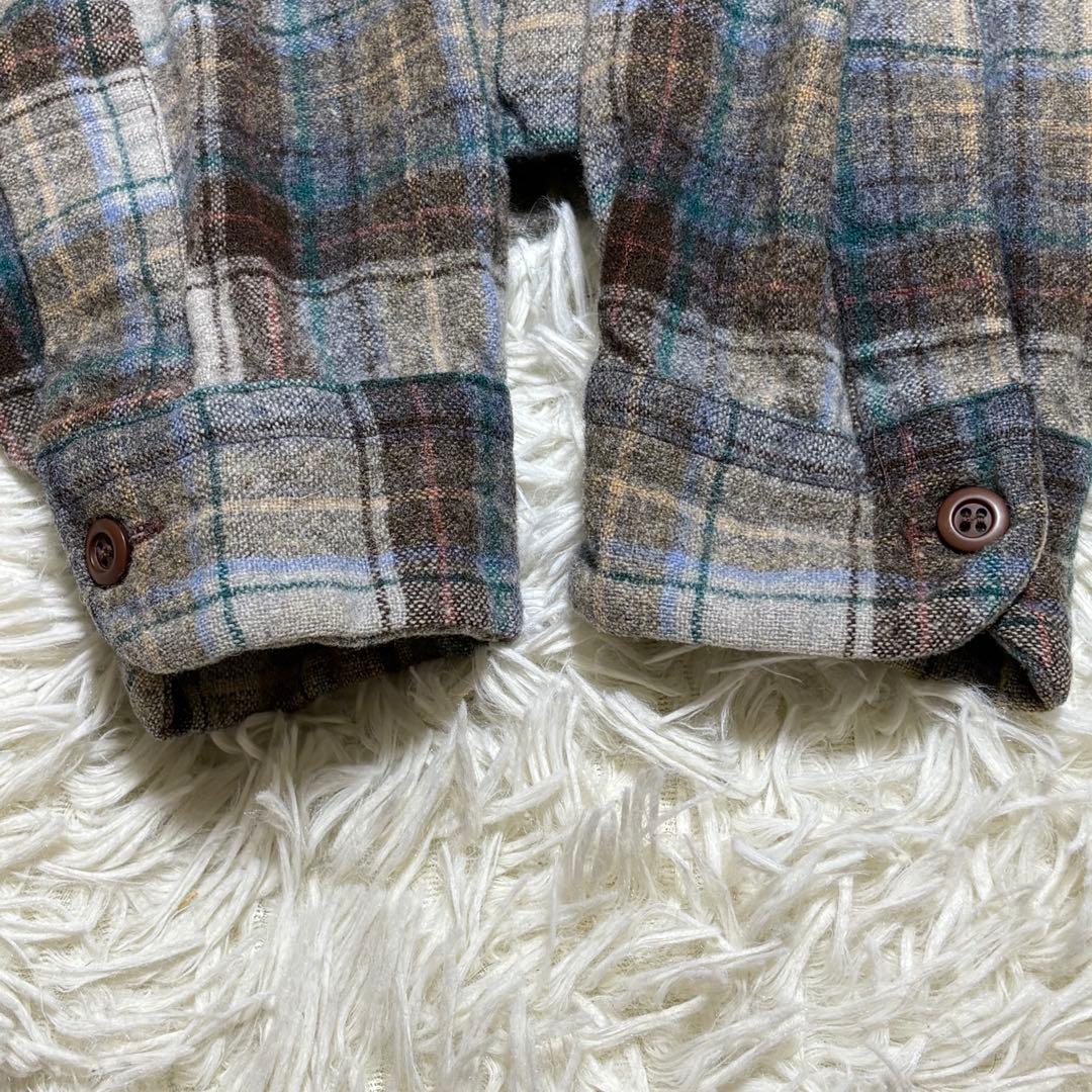 70s PENDLETON ボードシャツ サイズXL オンブレ 古着XL(LL)・PENDLETON MEDICALDB_JP