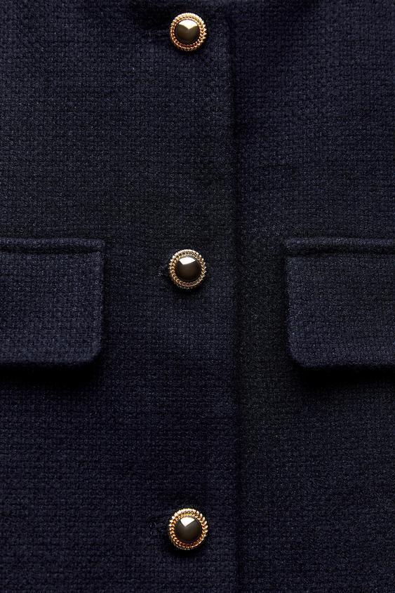 ZARA 新品 フラップクロップドジャケット - メルカリ