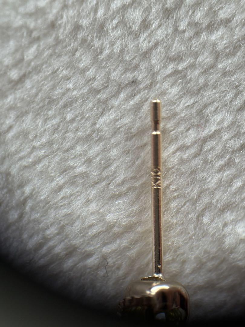 k10 ペリドット　チェーン　ピアス