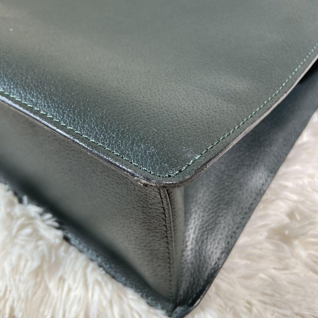 【希少カラー】Aquascutum アクアスキュータム　ダレスバッグ　レザー