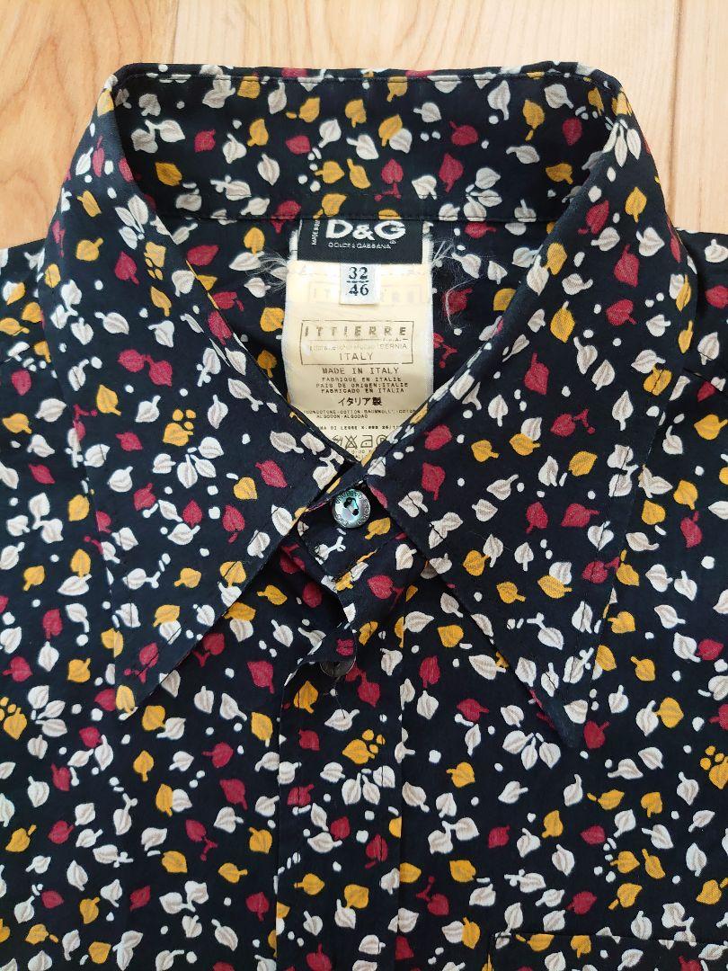 DOLCE&GABBANA イタリア製 ドルチェ&ガッバーナ シャツ ボタニカル