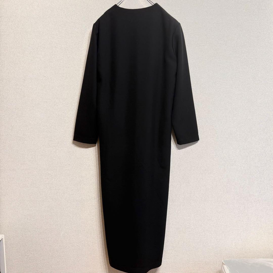 todayful Vneck Slit Dress Vネックスリットドレス