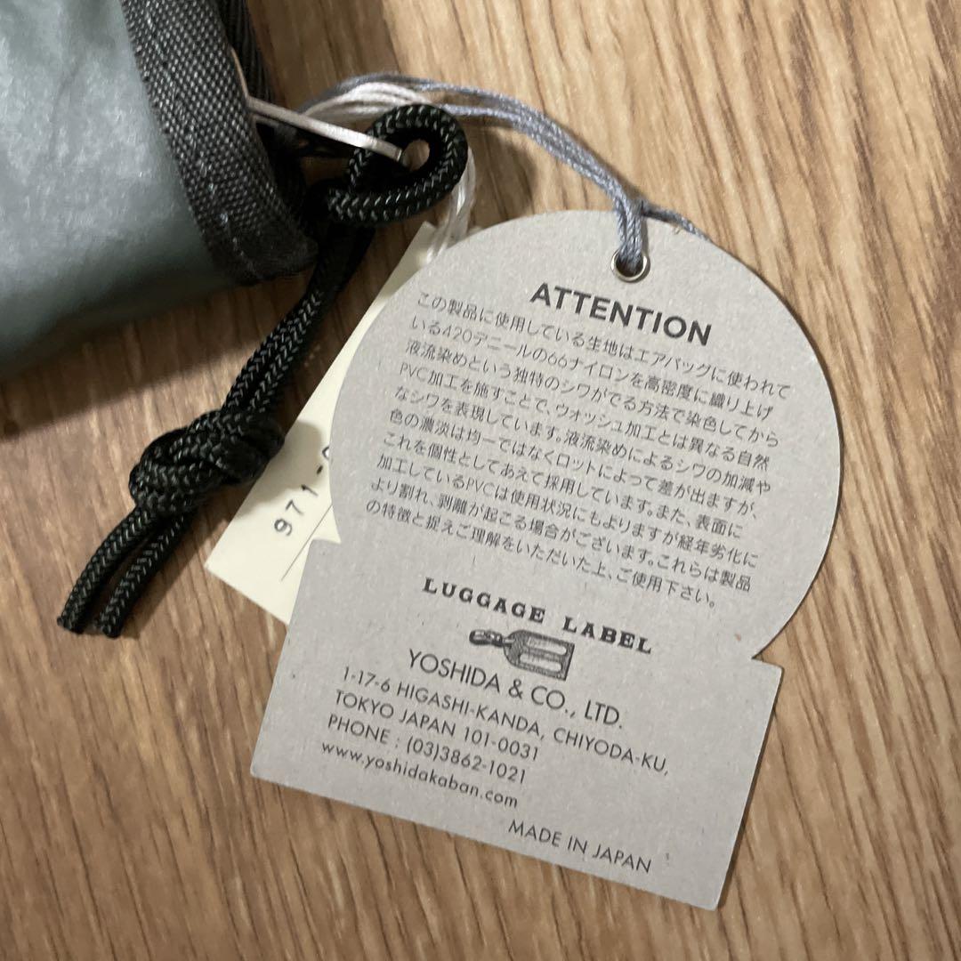 新品　希少　ラゲッジレーベル　グリーン　長財布　PORTER