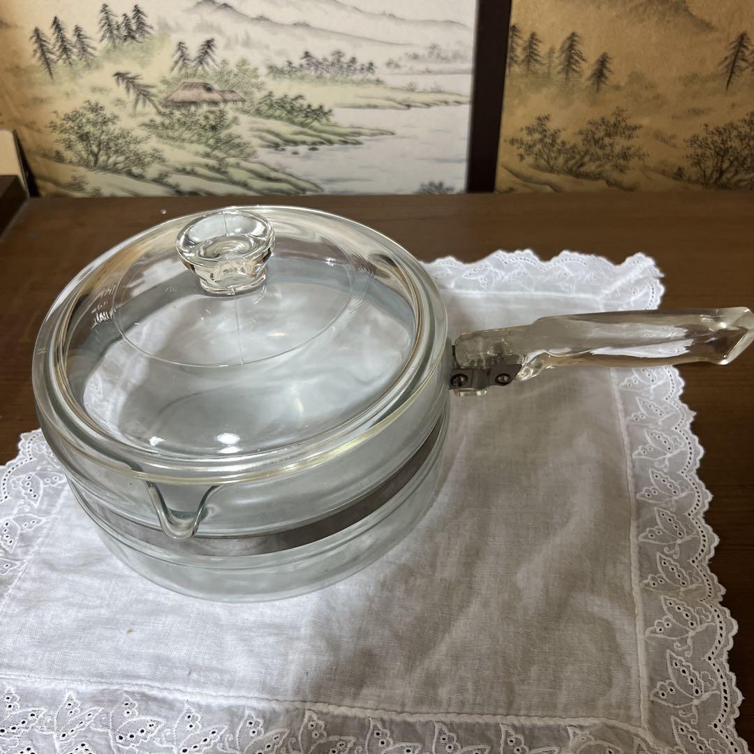 ⭐︎パイレックス　ガラス製片手鍋　17cm