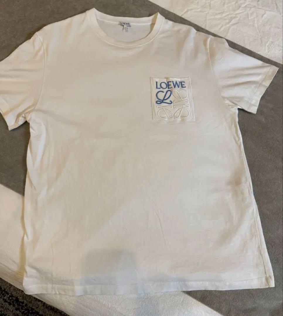 LOEWE ホワイト Tシャツ Mサイズ