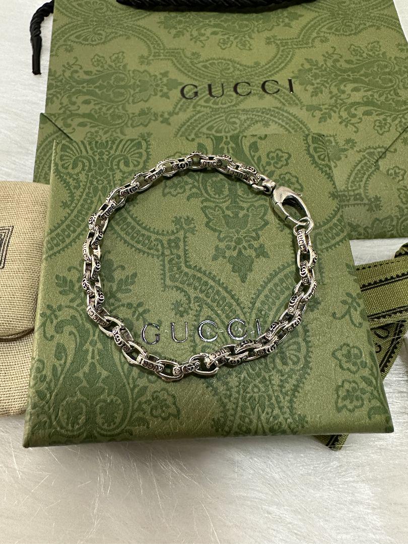 グッチ GUCCI インターロッキングG シルバー ブレスレット