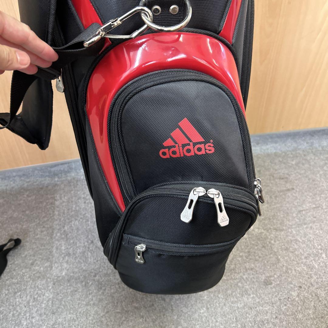 福袋特集 2025 専用adidas ゴルフバッグ ブラック/レッド キャディバッグ ゴルフバッグ・キャディバッグ