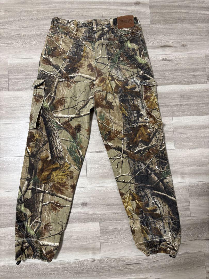 Wrangler リアルツリー カモ カーゴパンツ 34×32