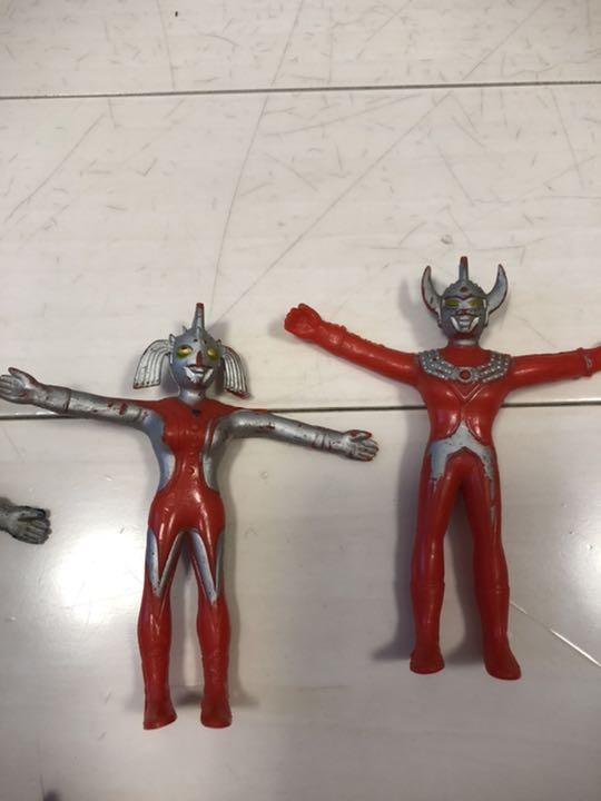 ウルトラマンソフビフィギュア9体セット40年前ヴィンテージフィギュア