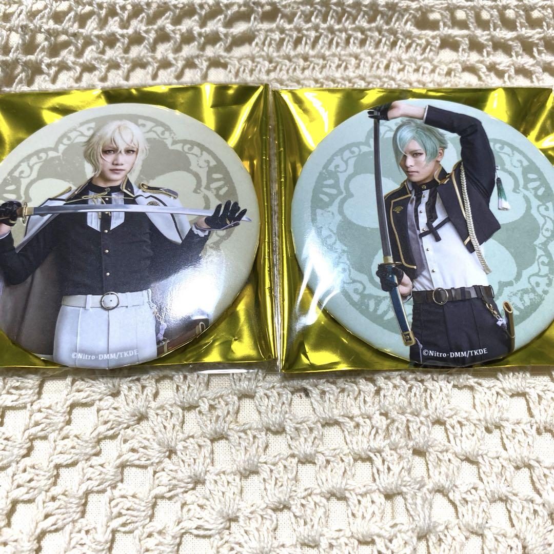Amazon.co.jp: 刀剣乱舞 とうらぶ 髭切 膝丸 スクエア缶バッジ