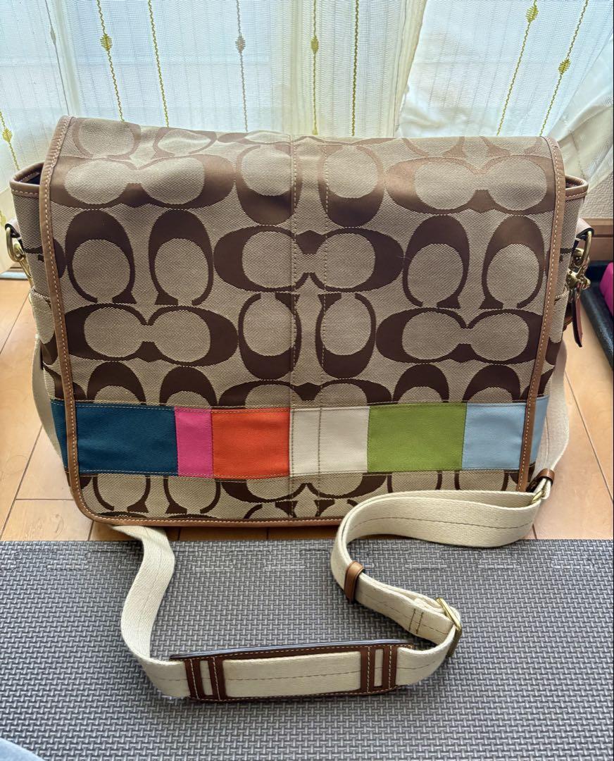 コーチ◆COACH◆マザーズバッグ◆大容量◆ショルダーバッグ