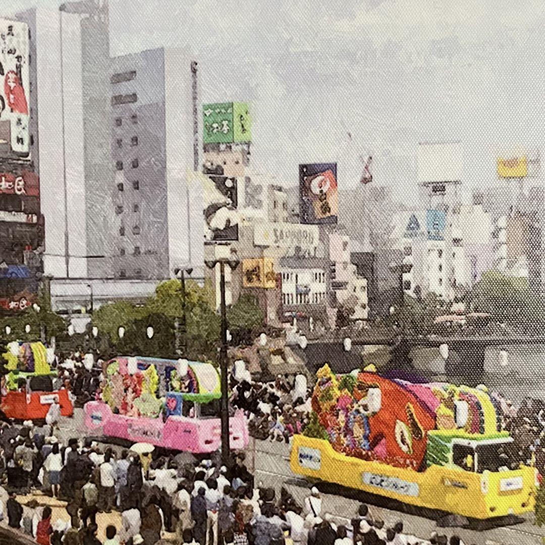 キャンバス プリントアート 博多どんたく インテリア 額付き 絵画