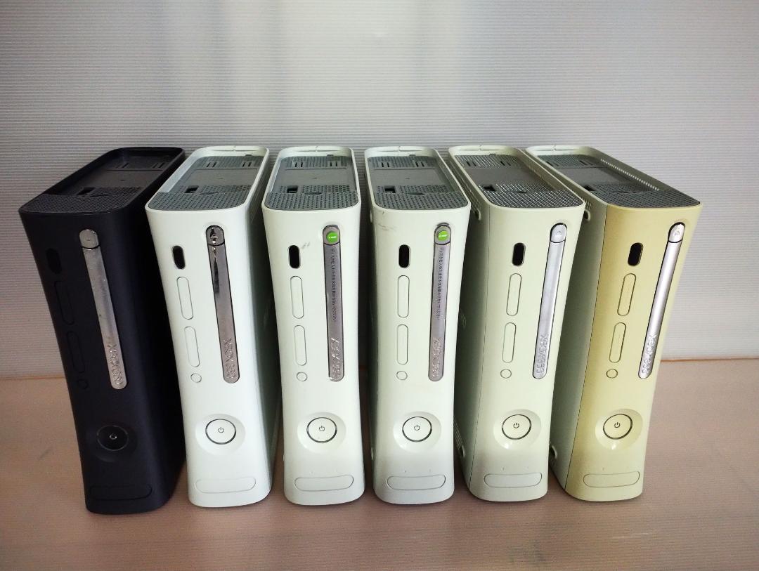 XBOX360　本体　6台　Jasper基板x2　Falcon基板x2　ジャンク