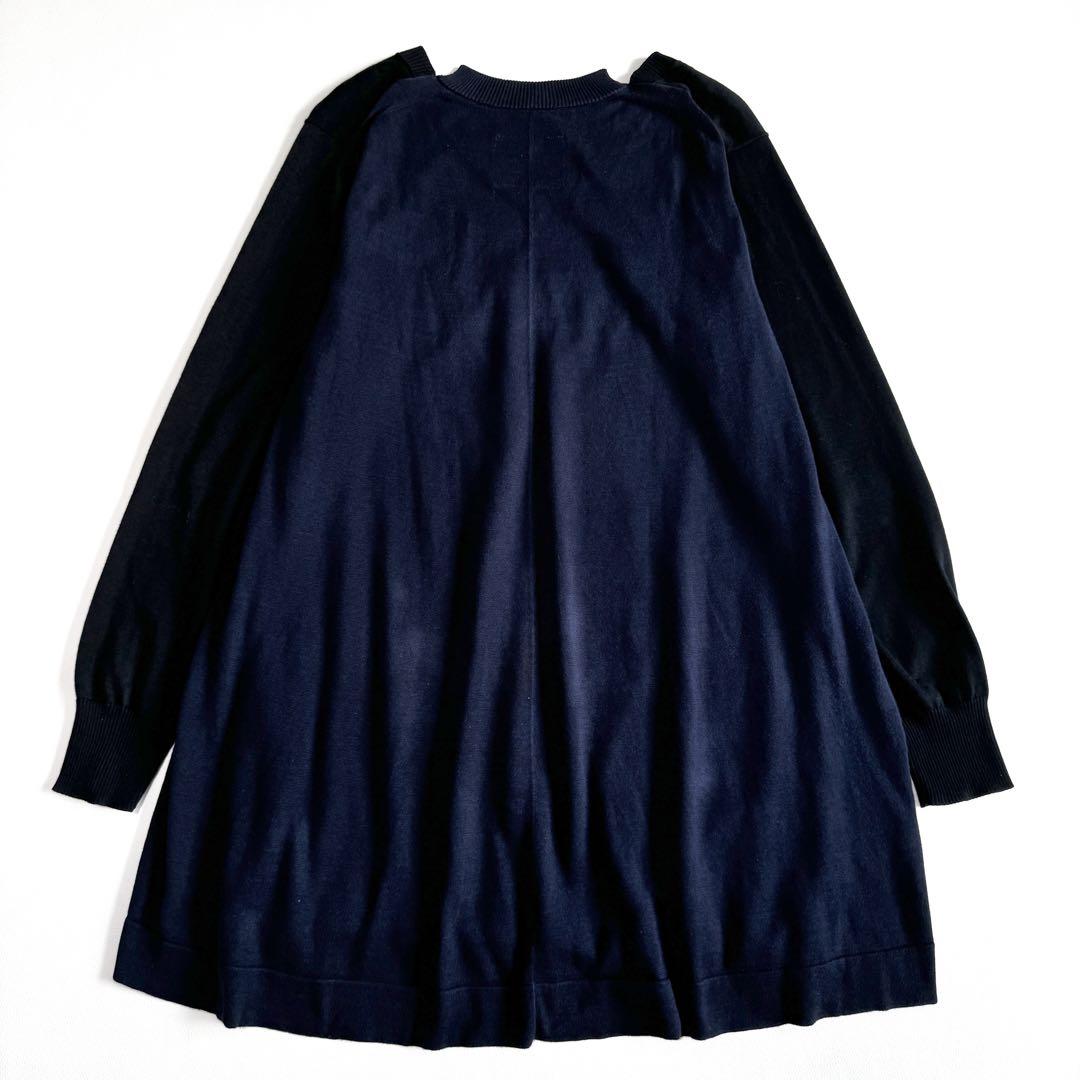 sacai Vネック ドッキング ニット レース sacai Vネック ドッキング ニット レース - メルカリ