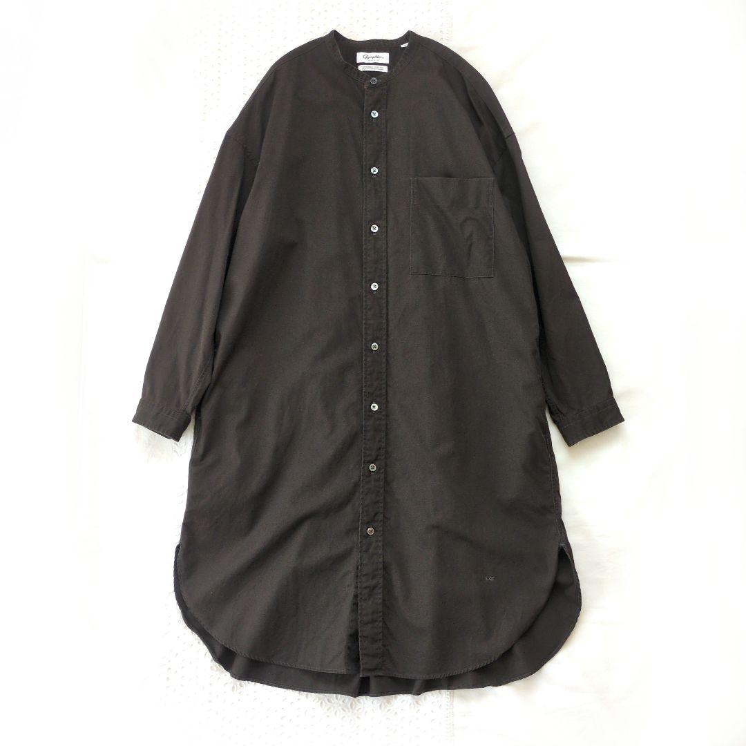 GYMPHLEX ジムフレックス ワイドシャツワンピース バンドカラー