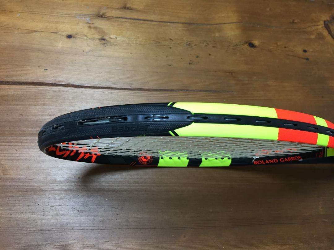 美品 限定モデル Babolat PURE AERO DECIMA グリップ2 画像8