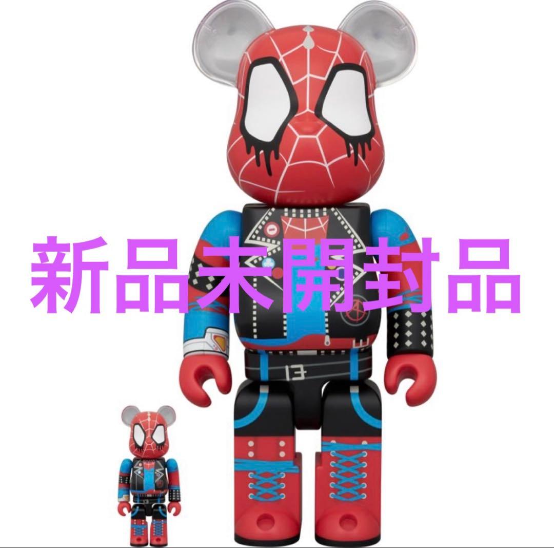 BE RBRICK SPIDER-PUNK 100% 400%MEDICOM TOY