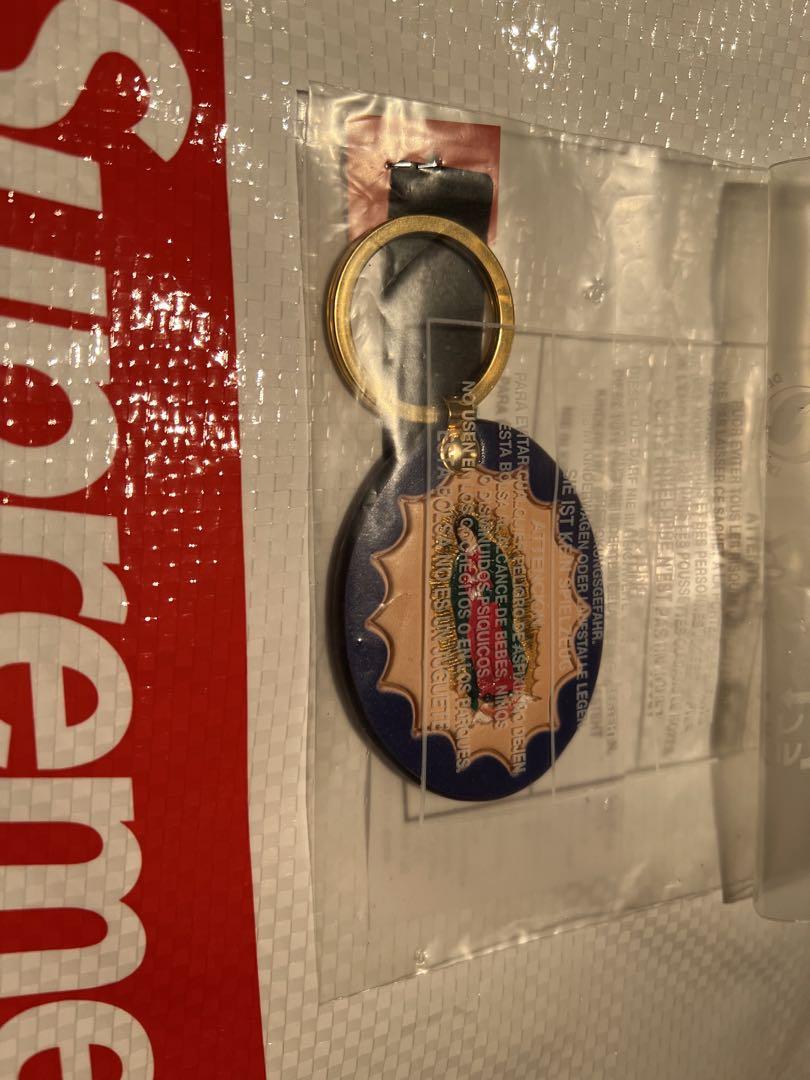 Supreme Guadalupe Leather Keychain