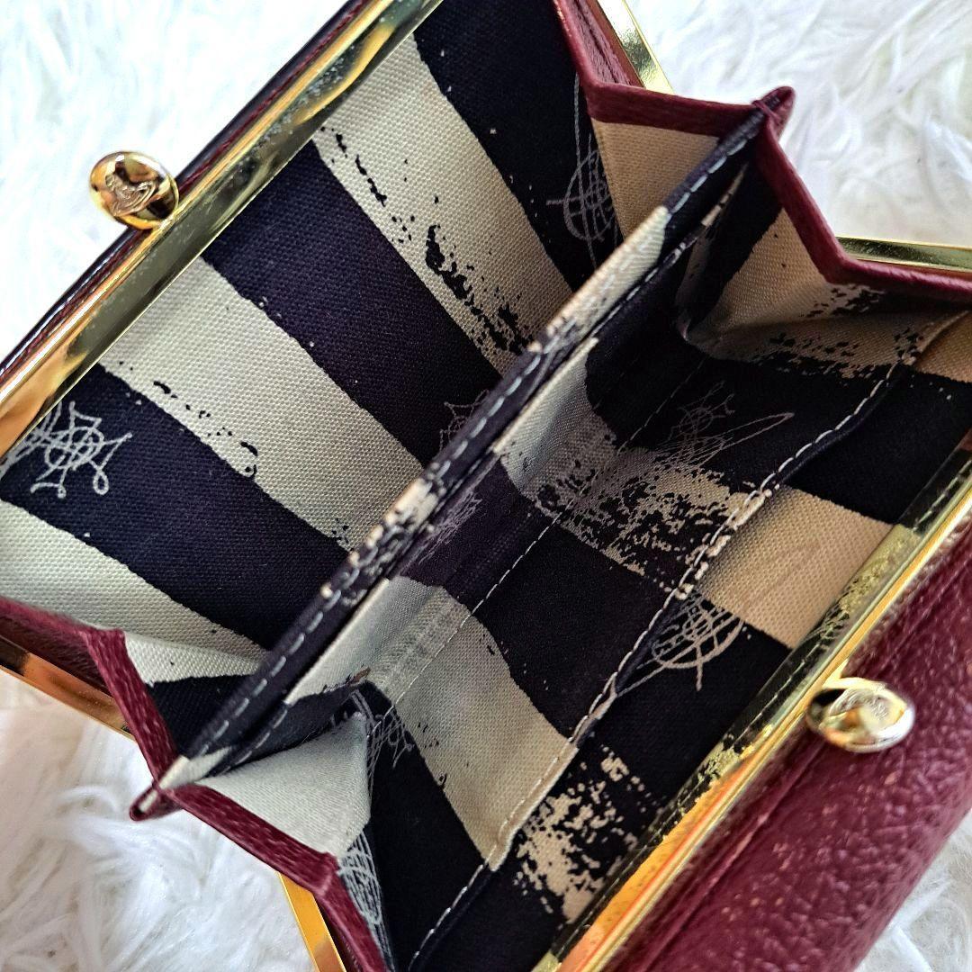 Vivienne Westwood】大人気ビッグオーブがま口折財布 ボルドー
