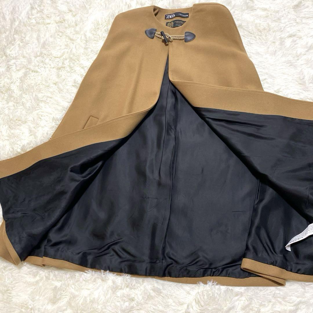 【極美品】ZARA  ケープコート　マンテコ社コラボ　ポンチョ　美品