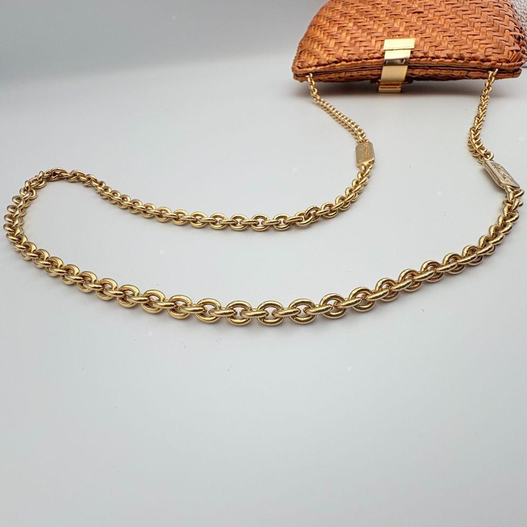 ✨美品✨　マリオヴァレンティノ　チェーン　カゴバッグ　ゴールド金具　ロゴ刻印 ✨美品✨ マリオヴァレンティノ チェーン カゴバッグ ゴールド