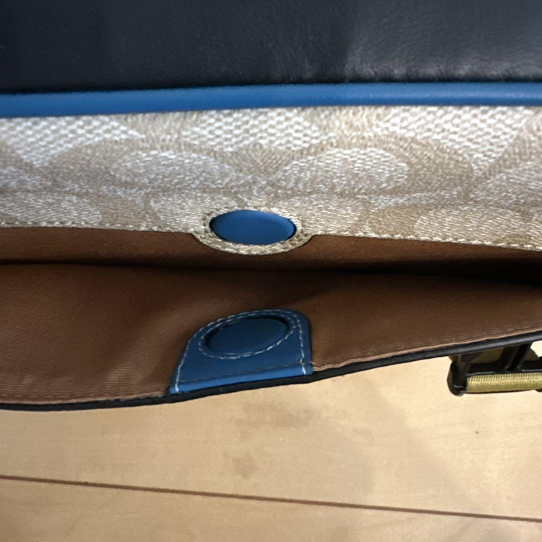 COACH メッセンジャーバッグ 青