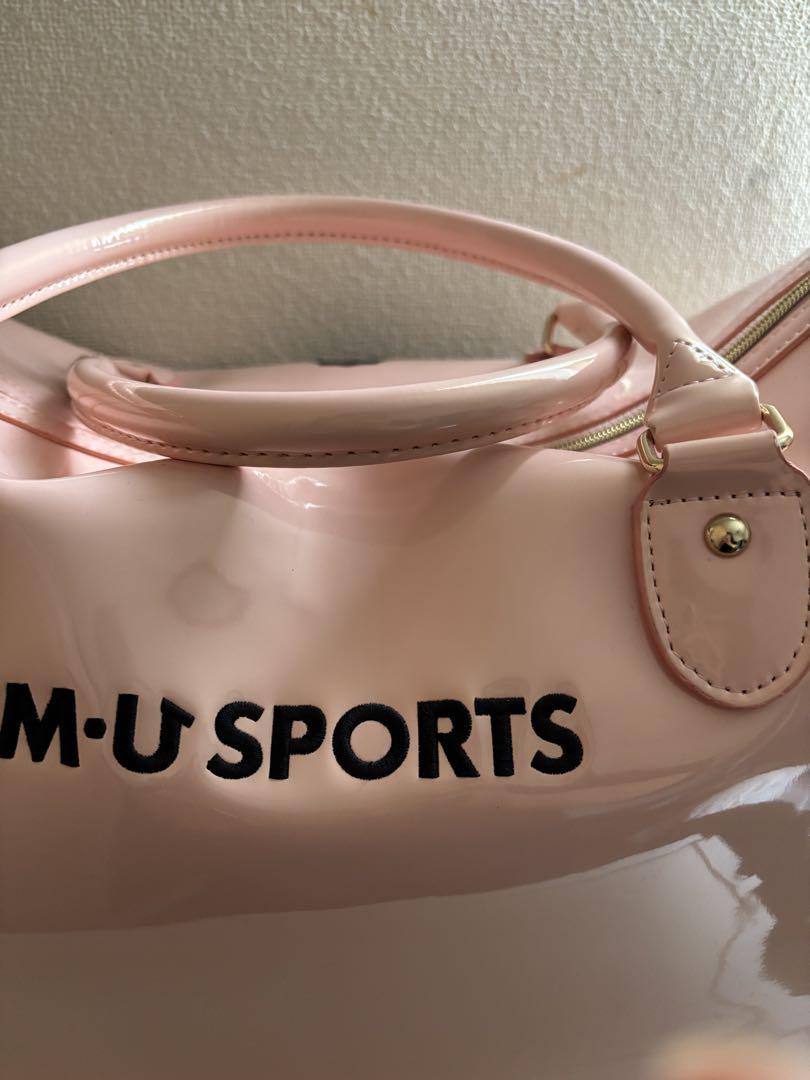 M-U SPORTS ピンク スポーツバッグ