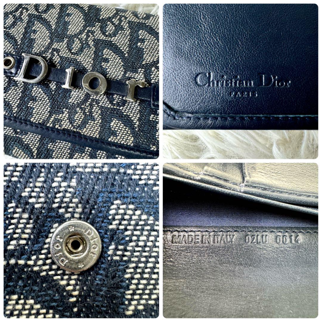 美品/希少✨クリスチャンディオール　長財布　トロッター　ロゴ