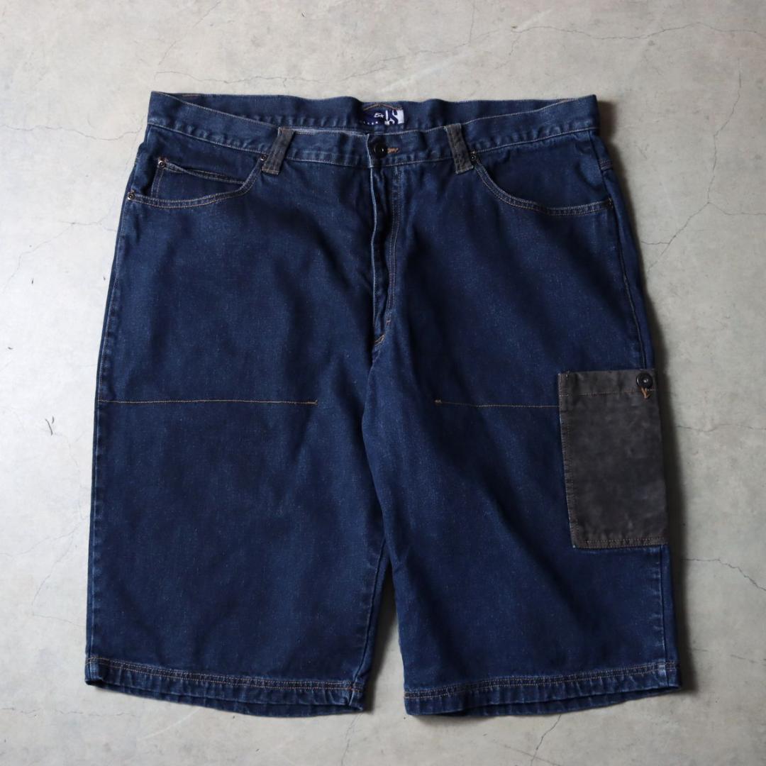 ハーフパンツ デニム デザイン ビックサイズ ストリート W44