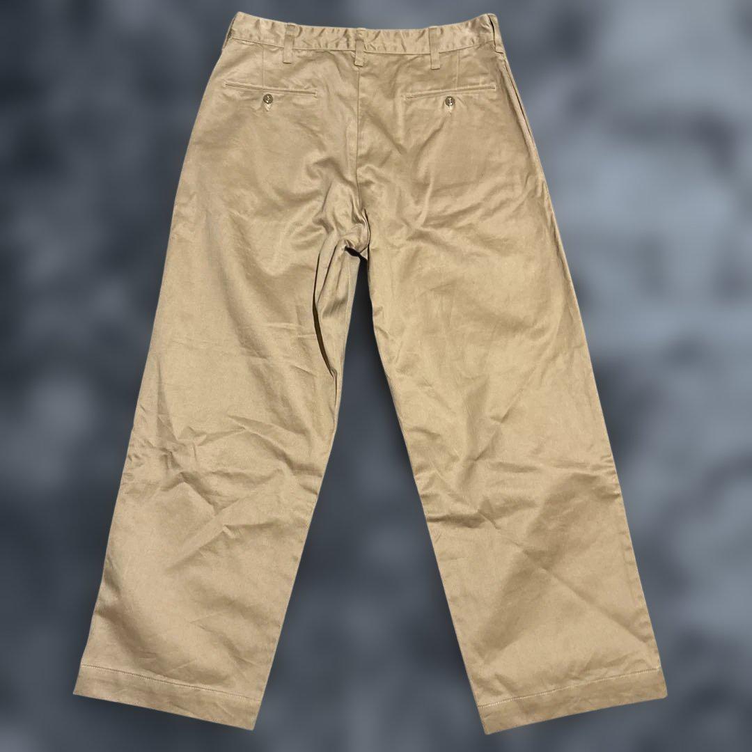 東洋エンタープライズGOLD WIDE CHINO PANTS 極美品！東洋エンタープライズGOLD WIDE CHINO PANTS - メルカリ