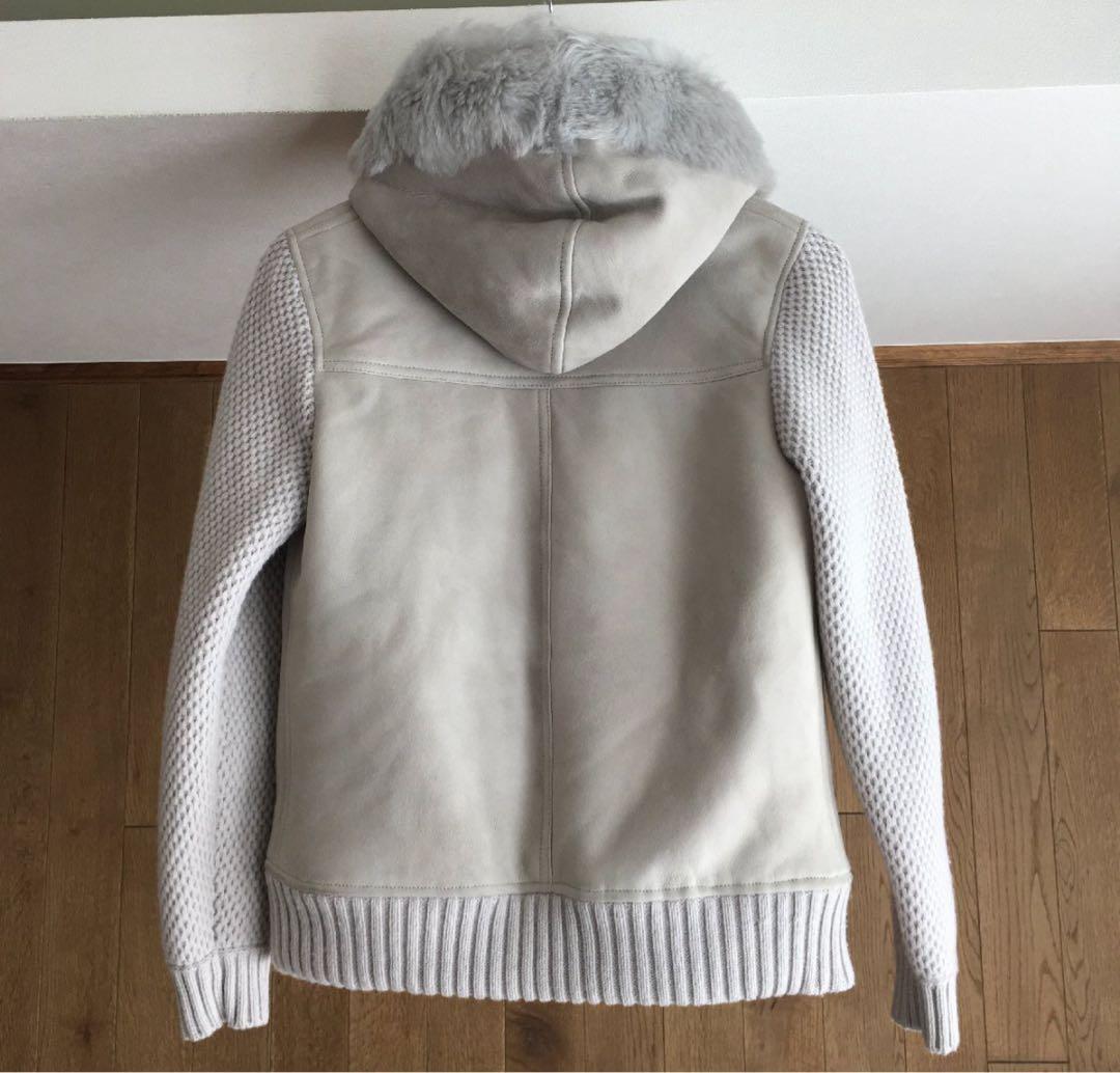 美品イタリア製 Lisa Conte リサコンテ 羊革 ムートン ファー コート 美品イタリア製 Lisa Conte リサコンテ 羊革 ムートン ファー コート