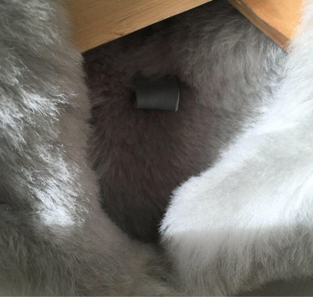 美品イタリア製 Lisa Conte リサコンテ 羊革 ムートン ファー コート 美品イタリア製 Lisa Conte リサコンテ 羊革 ムートン ファー コート