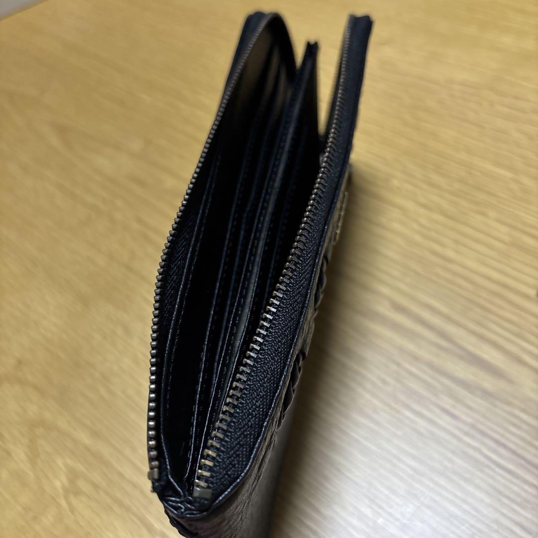【新品未使用】イビサ　ロングウォレット　長財布　黒