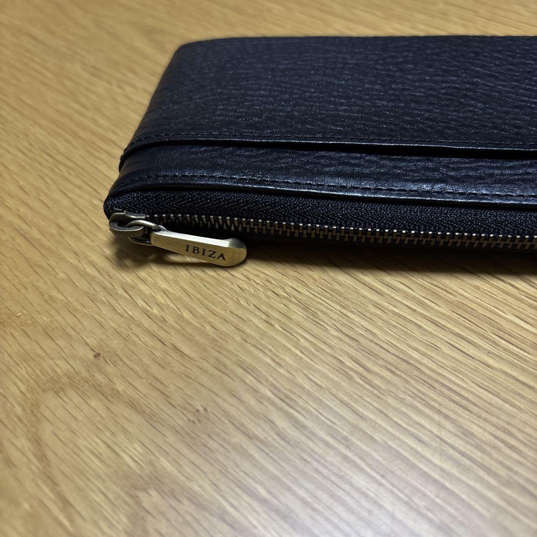 【新品未使用】イビサ　ロングウォレット　長財布　黒