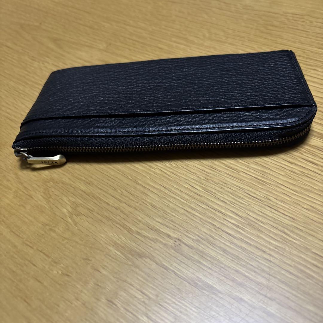【新品未使用】イビサ　ロングウォレット　長財布　黒