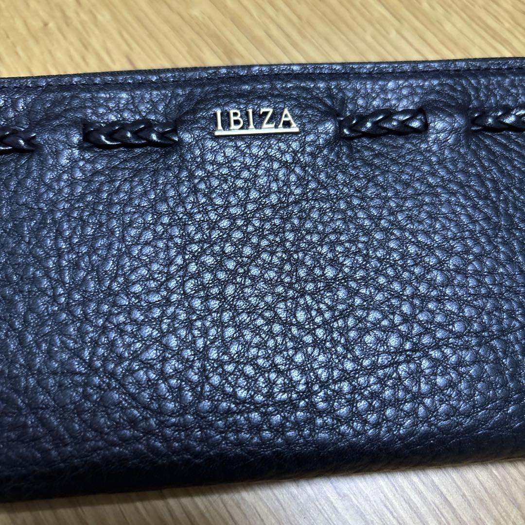 【新品未使用】イビサ　ロングウォレット　長財布　黒