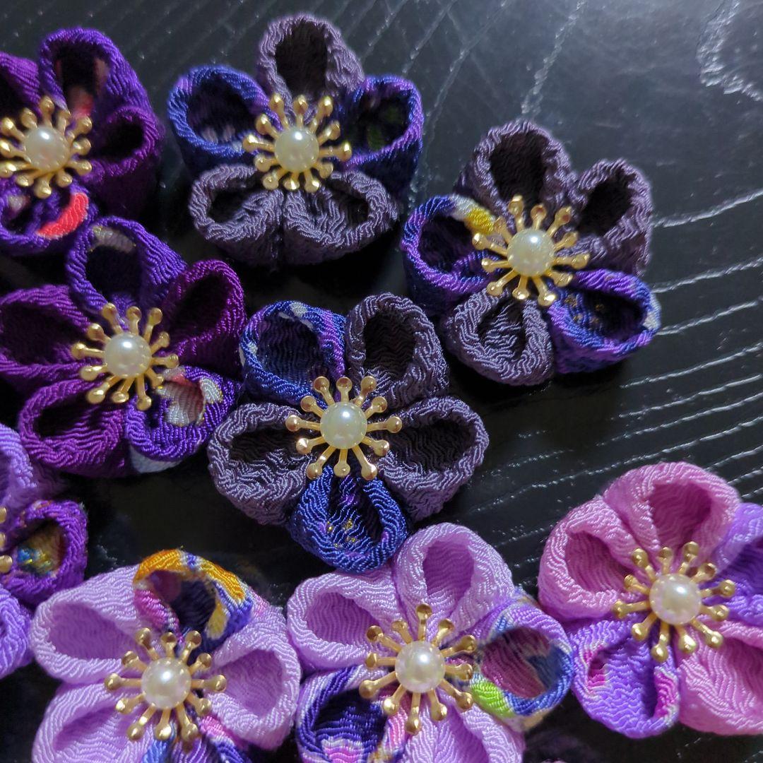 B-329 つまみ細工 花 パーツ B-329 つまみ細工 花 パーツ