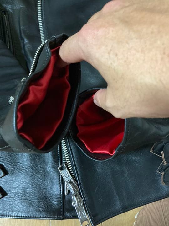 週末価格 日本製 ウールシープ 666 ライダースジャケットLJM-1TF M