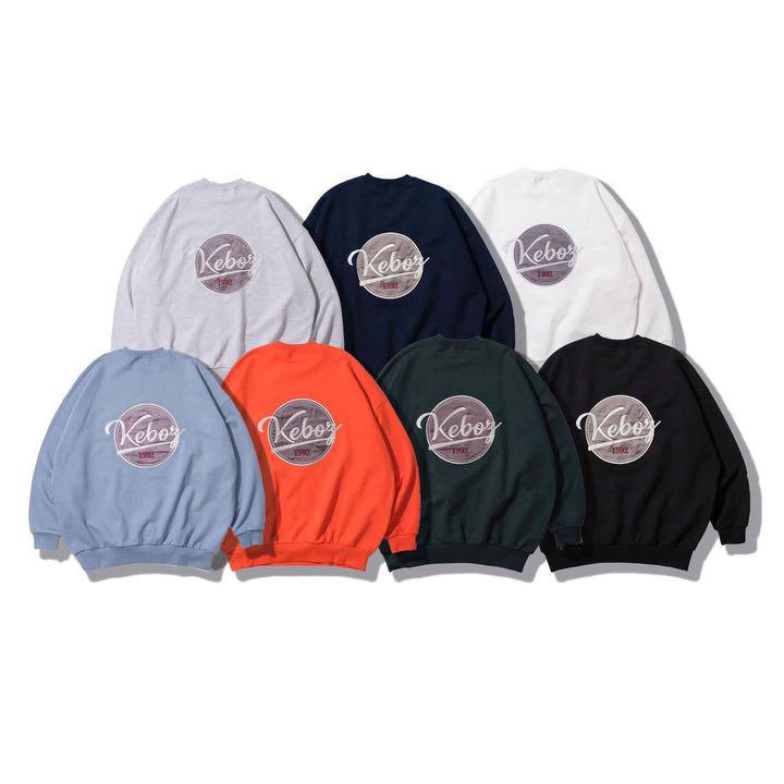 BB LOGO EMB SWEAT CREWNECK 正本販売中 keboz SWEAT CREWNECK LOGO ケボズ BB パーカー