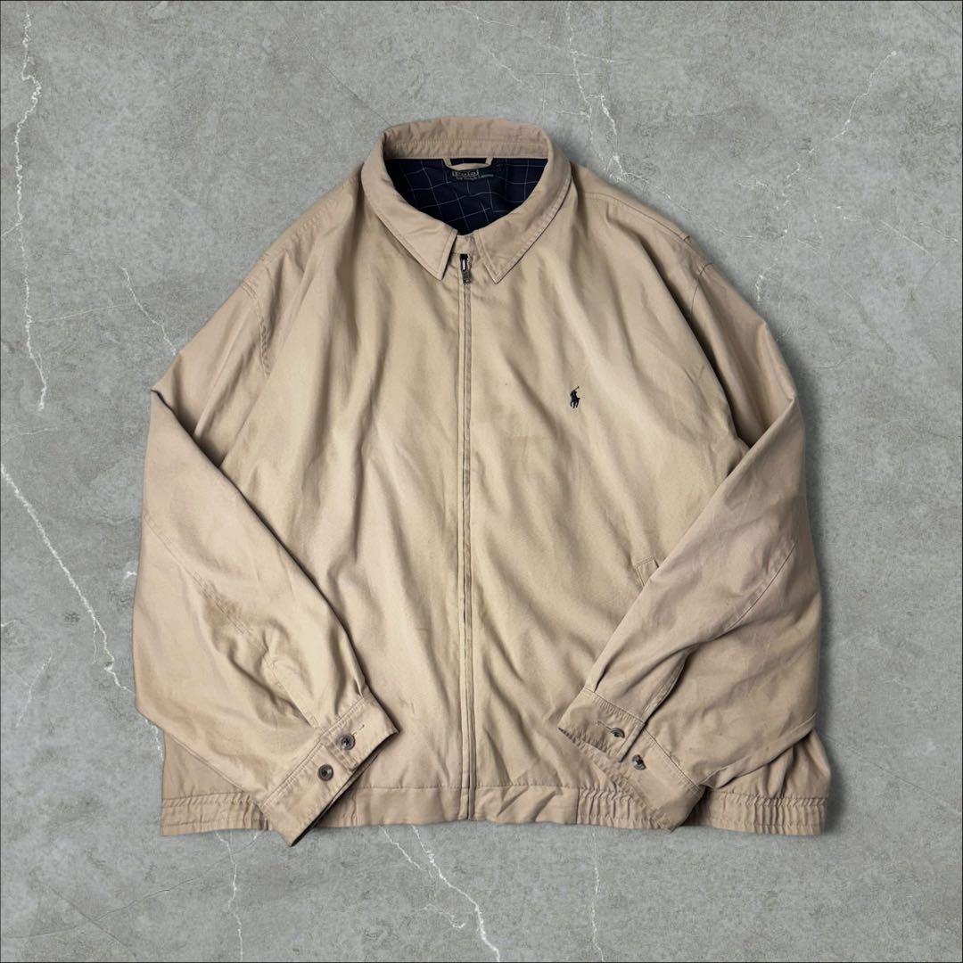 Polo by Ralph Lauren 刺繍 スイングトップ 4X ベージュ