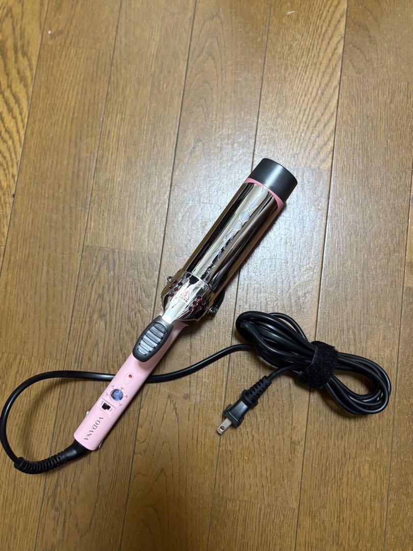 VODANA カールヘアアイロン ピンクヘアアイロン