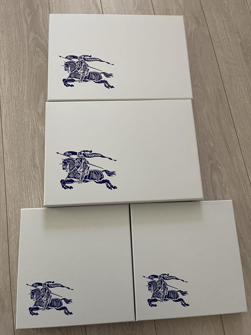 BURBERRY バーバリー　空箱4個セット　新品