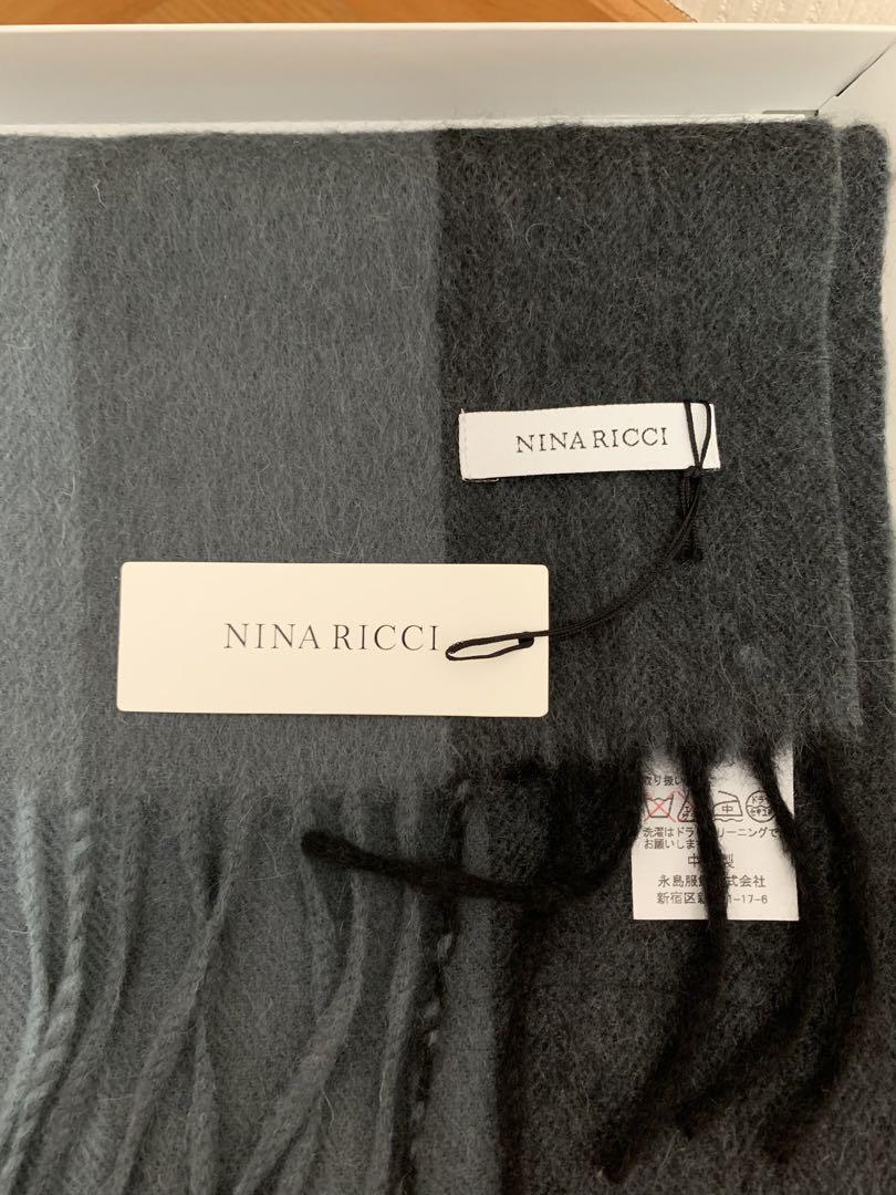 【新品未使用】NINA RICCI ニナリッチ　カシミヤ100%マフラー
