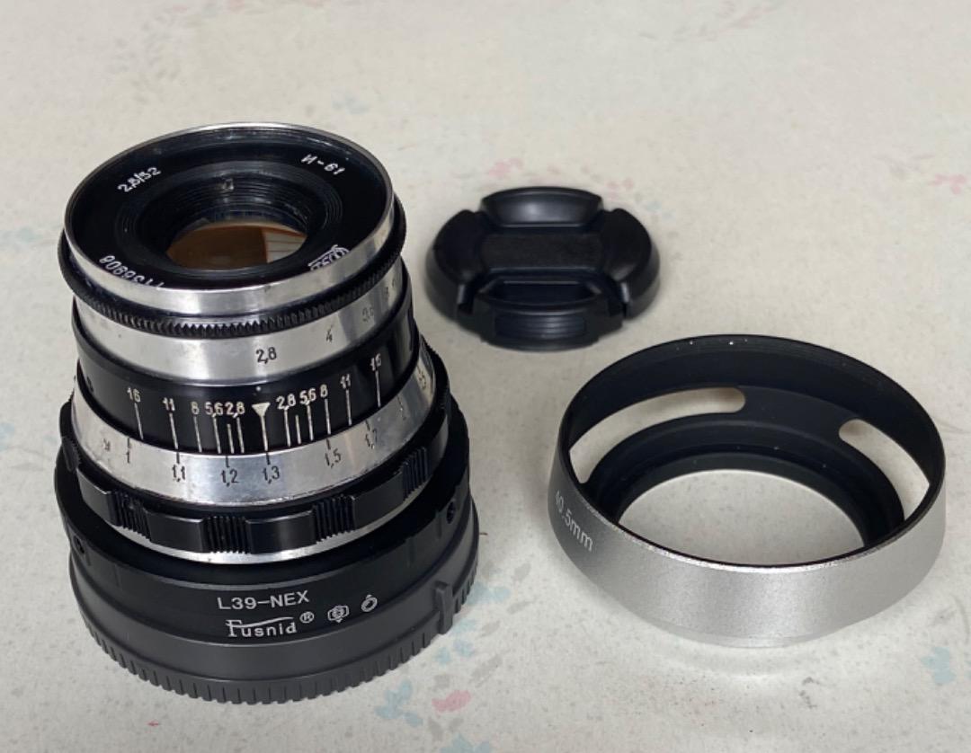 24 新品未使用　インダスター61　10枚絞り　ゼブラ 52ｍｍｆ2.8　L39 7 美品インダスター6110枚絞りゼブラ 52mmf2.8L39