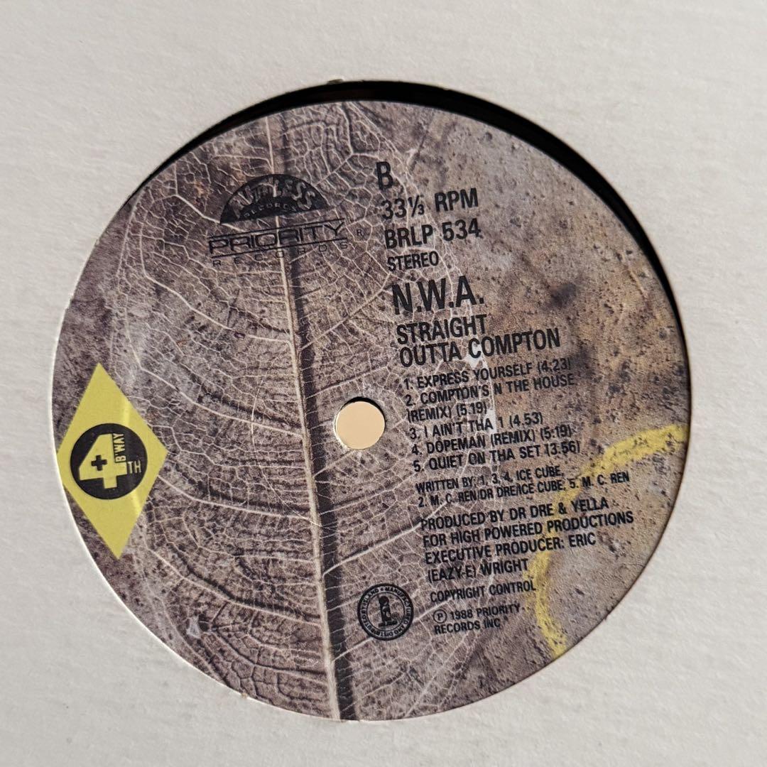 N.W.A Straight Outta Compton LPレコード