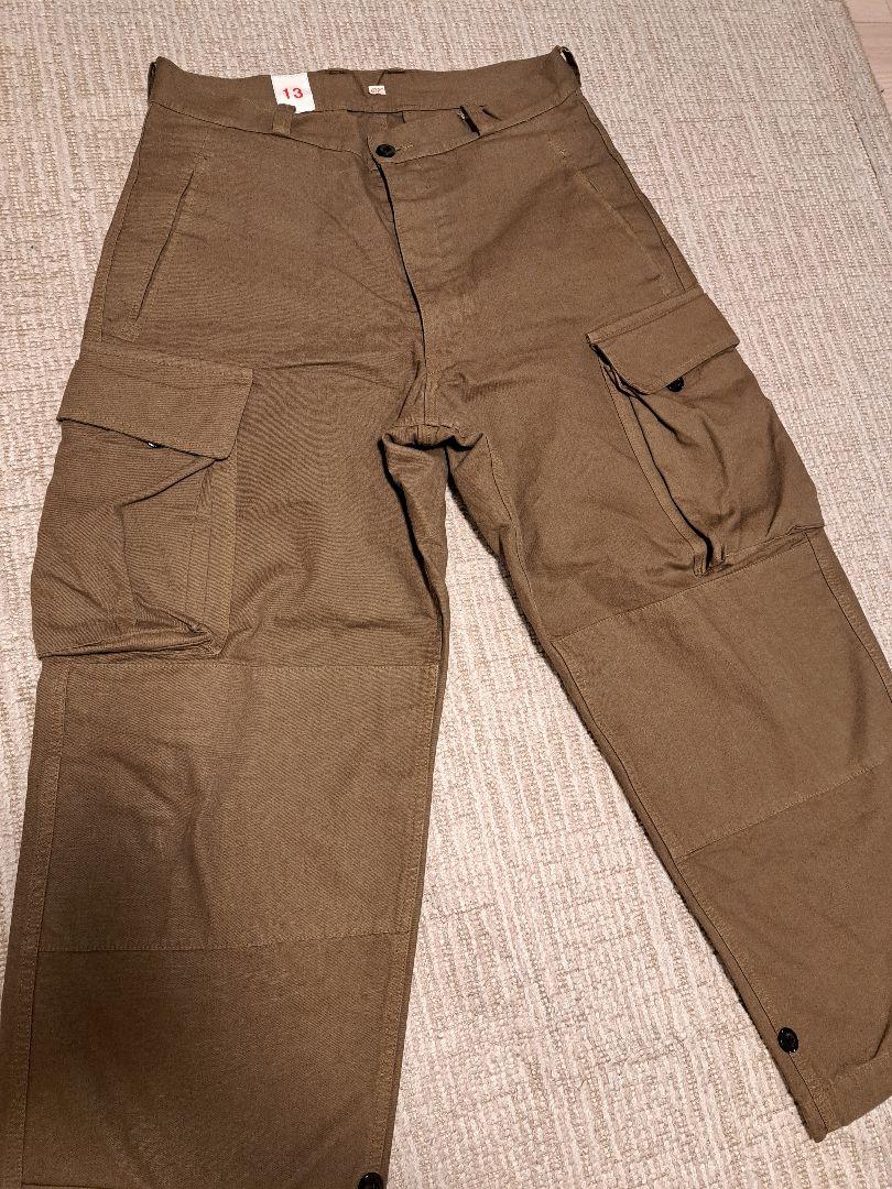 OUTIL ウティ pantalon blesle M-47 カーゴパンツ 茶色