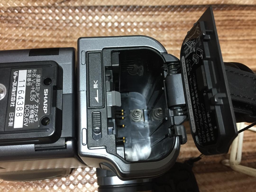 動作良好 Video Hi8 シャープ VL-HL55高画質 8ミリビデオカメラ