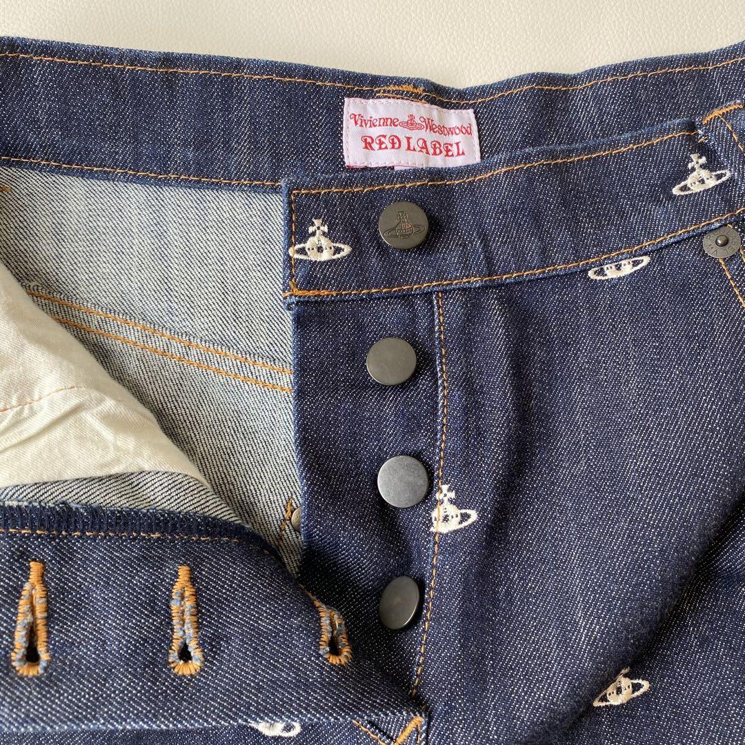 美品】ヴィヴィアンウエストウッド ハーフパンツ オーブ刺繍