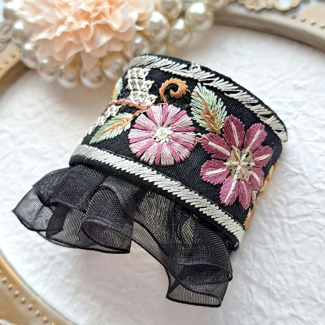 Lacas様お取引中⭐668⭐ ❣️春夏アクセ❣️ 当日発送 一点物 インド刺繍 画像2